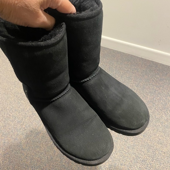 UGG Black Suede Boots - Picture 2 of 4